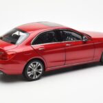 Mercedes C-Class W205 Red Metallic Asia Exclusive Norev 1:18 - image 3 of 8