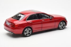 Mercedes C-Class W205 Red Metallic Asia Exclusive Norev 1:18 183835 Diecast — photo 3 of 8