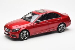 Mercedes C-Class W205 Red Metallic Asia Exclusive Norev 1:18 183835