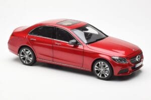 Mercedes C-Class W205 Red Metallic Asia Exclusive Norev 1:18 183835 Diecast — photo 6 of 8