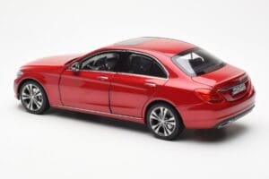 Mercedes C-Class W205 Red Metallic Asia Exclusive Norev 1:18 183835 Diecast — photo 7 of 8