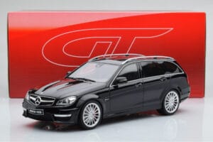Mercedes C63 AMG S204 T-Model Black GT Spirit 1:18 GT760 Resin — photo 6 of 6