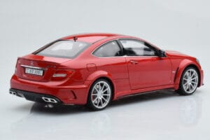 Mercedes C63 AMG W204 Black Series Red GT Spirit 1:18 GT065 Resin — photo 2 of 6