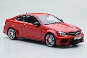 Mercedes C63 AMG W204 Black Series Red GT Spirit 1:18 GT065 Resin — photo 4 of 6