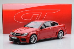 Mercedes C63 AMG W204 Black Series Red GT Spirit 1:18 GT065 Resin — photo 6 of 6