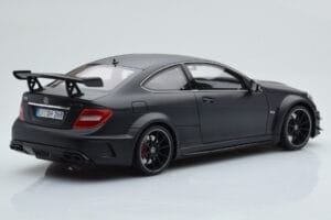 Mercedes C63 AMG W204 Black Series Matte Black GT Spirit 1:18 GT843 Resin — photo 2 of 6