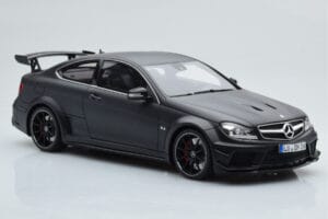 Mercedes C63 AMG W204 Black Series Matte Black GT Spirit 1:18 GT843 Resin — photo 4 of 6