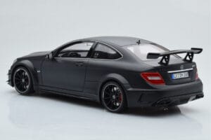 Mercedes C63 AMG W204 Black Series Matte Black GT Spirit 1:18 GT843 Resin — photo 5 of 6