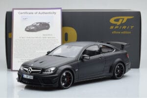 Mercedes C63 AMG W204 Black Series Matte Black GT Spirit 1:18 GT843 Resin — photo 6 of 6
