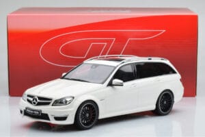 Mercedes C63 AMG S204 T-Model White GT Spirit 1:18 GT147 Resin — photo 8 of 8