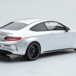 Mercedes C63S AMG C205 Coupe Silver GT Spirit 1:18 - image 2 of 6
