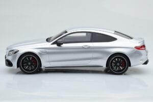 Mercedes C63S AMG C205 Coupe Silver GT Spirit 1:18 GT116 Resin — photo 3 of 6