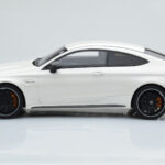 Mercedes C63S AMG C205 Coupe White GT Spirit 1:18 - image 3 of 6
