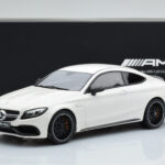 Mercedes C63S AMG C205 Coupe White GT Spirit 1:18 - image 6 of 6