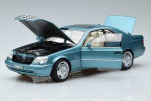 Mercedes CL600 C140 Blue Metallic Norev 1:18 183448 Diecast — photo 2 of 7