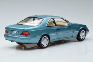 Mercedes CL600 C140 Blue Metallic Norev 1:18 183448 Diecast — photo 3 of 7