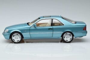 Mercedes CL600 C140 Blue Metallic Norev 1:18 183448 Diecast — photo 4 of 7