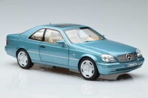 Mercedes CL600 C140 Blue Metallic Norev 1:18 183448 Diecast — photo 5 of 7