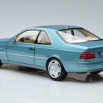 Mercedes CL600 C140 Blue Metallic Norev 1:18 183448 Diecast - image 6 of 7