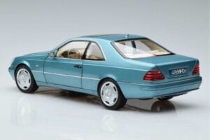 Mercedes CL600 C140 Blue Metallic Norev 1:18 183448 Diecast — photo 6 of 7