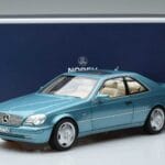 Mercedes CL600 C140 Blue Metallic Norev 1:18 183448 Diecast - image 7 of 7