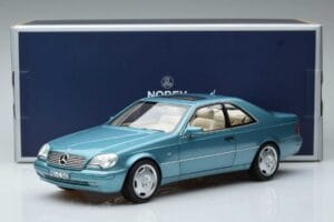 Mercedes CL600 C140 Blue Metallic Norev 1:18 183448 Diecast — photo 7 of 7