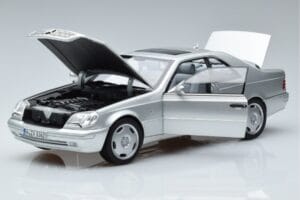 Mercedes CL600 C140 Silver Metallic Norev 1:18 183446 Diecast — photo 2 of 7
