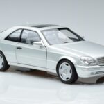 Mercedes CL600 C140 Silver Metallic Norev 1:18 183446 Diecast - image 5 of 7