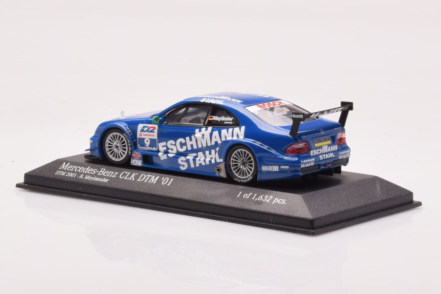Mercedes CLK DTM Team Manthey #9 B. Maylander DTM 2001 Minichamps 1:43 400013109 Diecast — photo 3 of 4