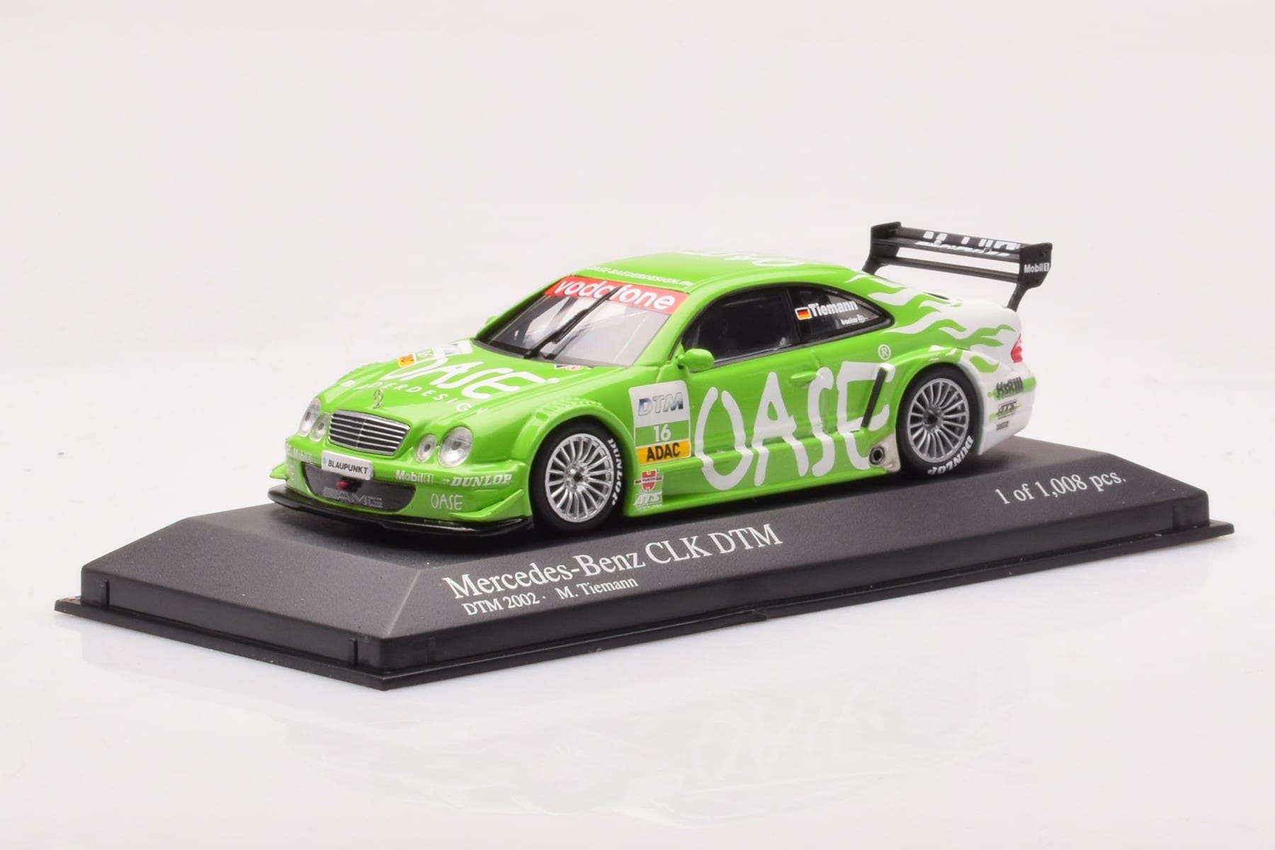 Mercedes CLK DTM Team OASE AMG #16 M. Tiemann DTM 2001 Minichamps 1:43 400023116 Diecast — photo 2 of 4