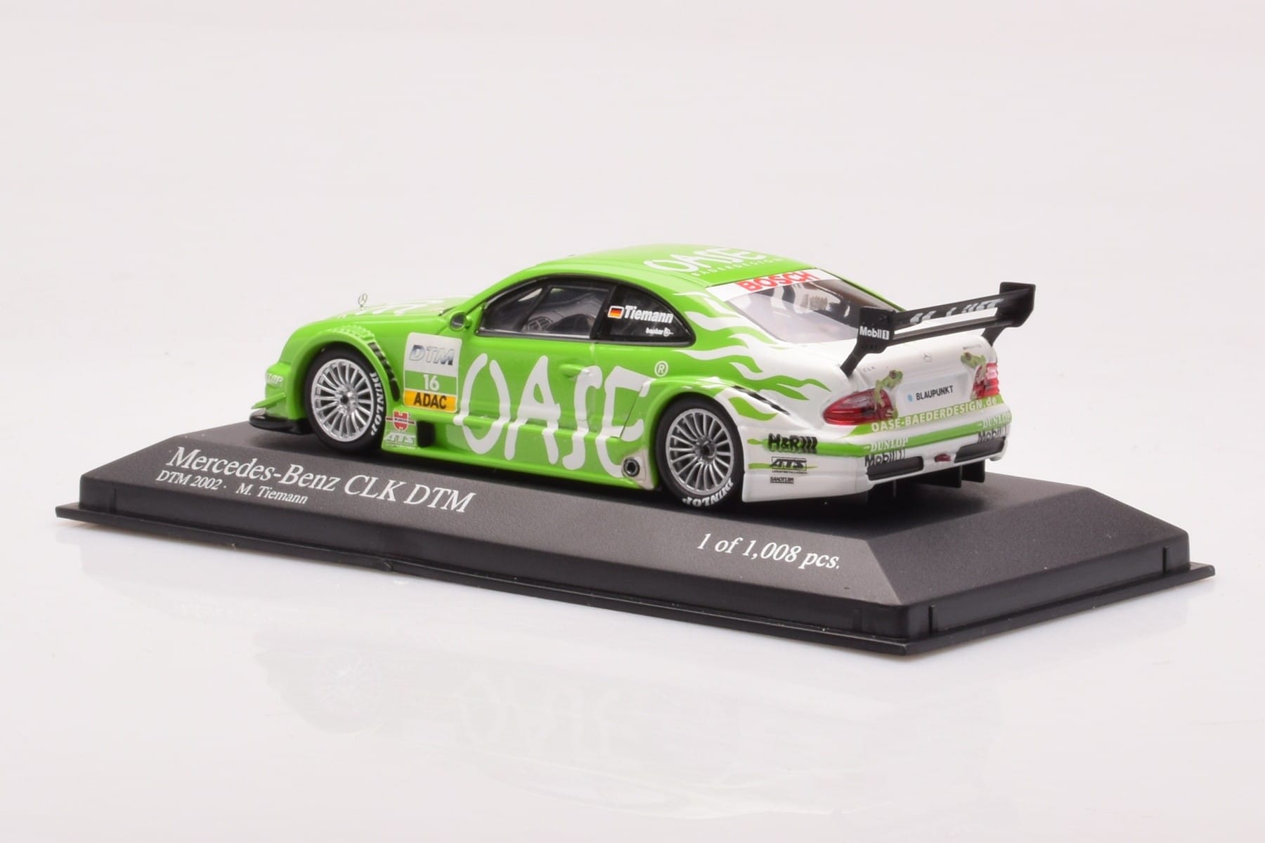 Mercedes CLK DTM Team OASE AMG #16 M. Tiemann DTM 2001 Minichamps 1:43 400023116 Diecast — photo 3 of 4