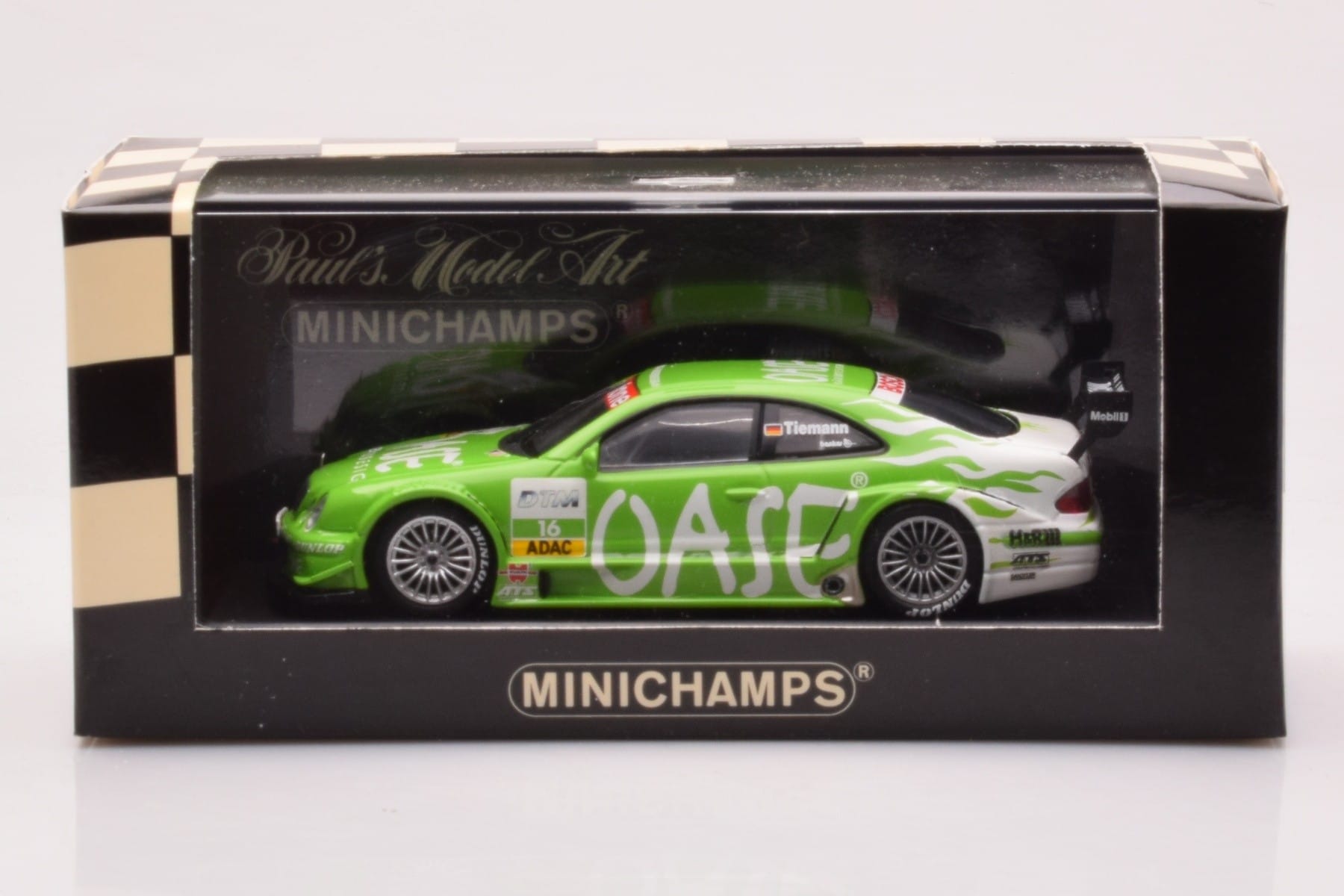 Mercedes CLK DTM Team OASE AMG #16 M. Tiemann DTM 2001 Minichamps 1:43 400023116 Diecast — photo 4 of 4