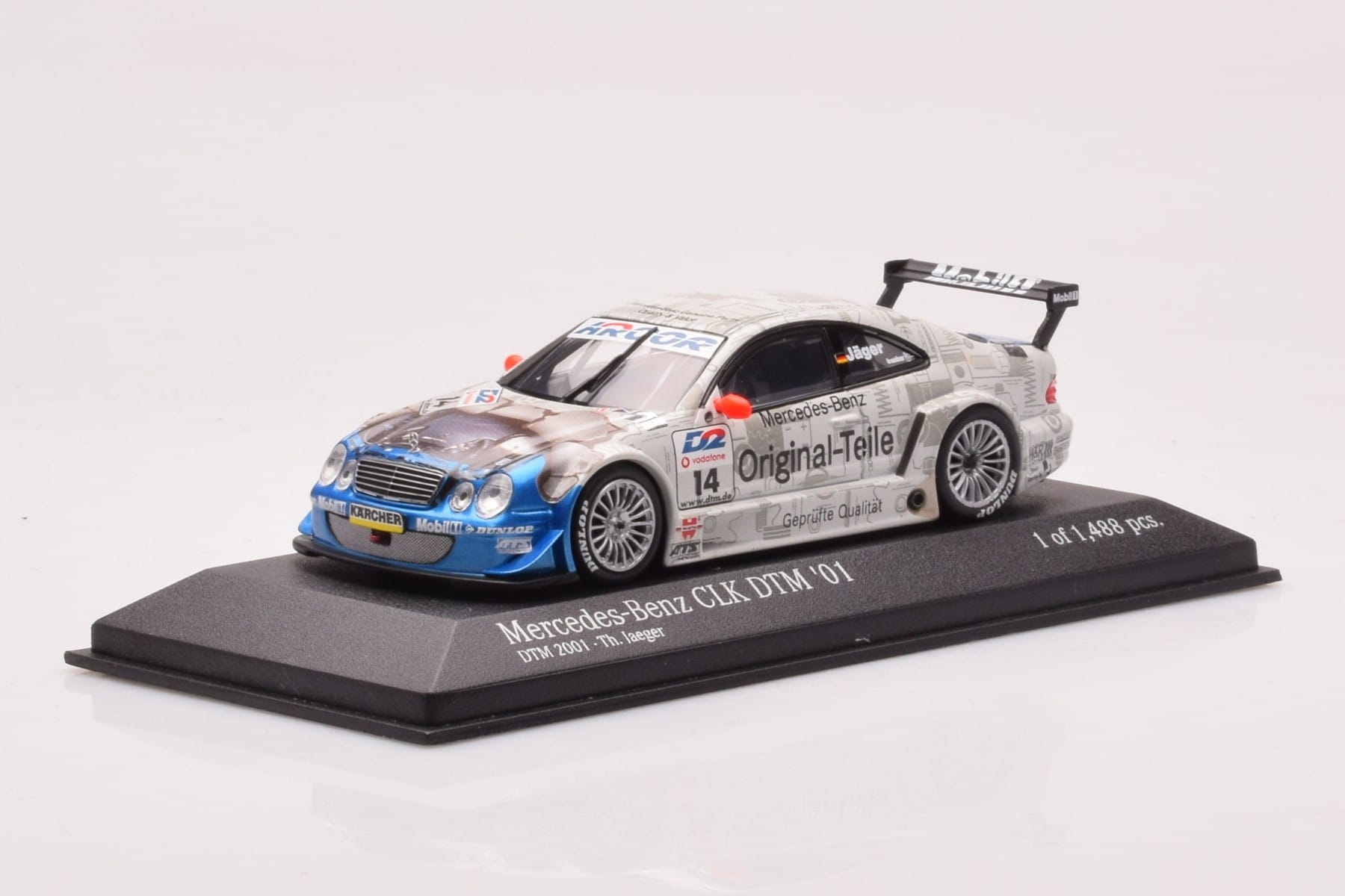 Mercedes CLK DTM Team Persson #14 Jaeger DTM 2001 Minichamps 1:43 400013714 Diecast — photo 2 of 4