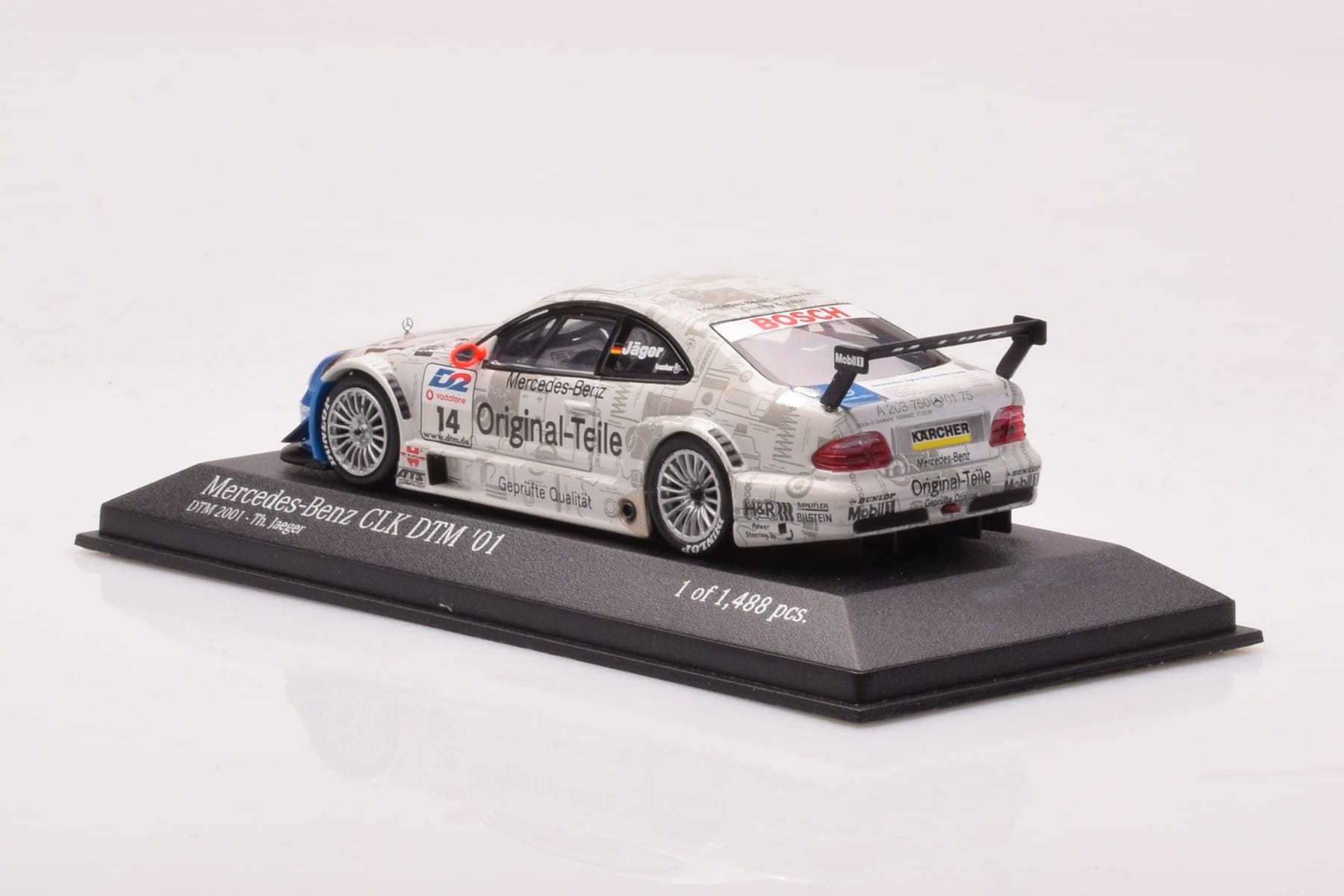 Mercedes CLK DTM Team Persson #14 Jaeger DTM 2001 Minichamps 1:43 400013714 Diecast — photo 3 of 4