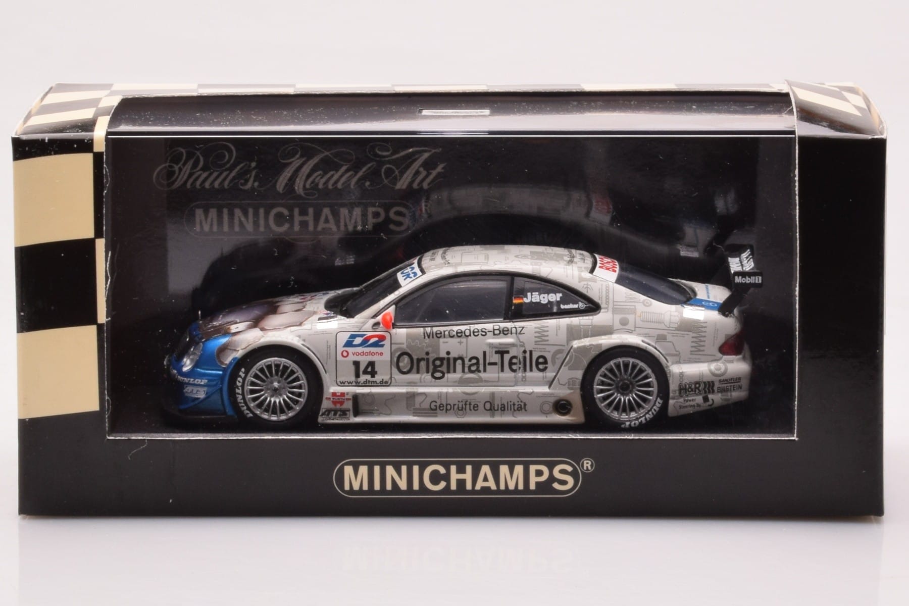 Mercedes CLK DTM Team Persson #14 Jaeger DTM 2001 Minichamps 1:43 400013714 Diecast — photo 4 of 4
