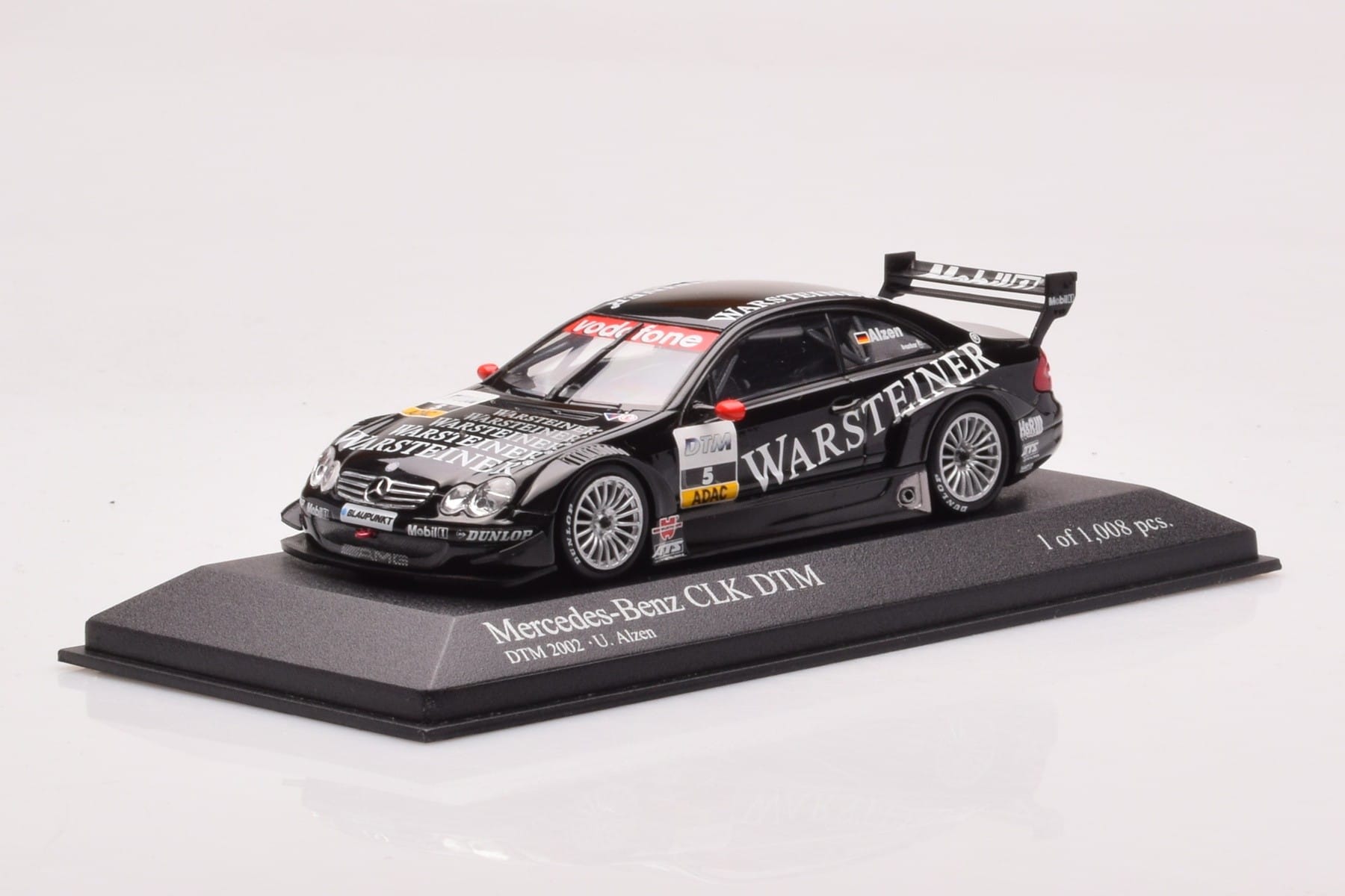 Mercedes CLK DTM Team Warsteiner AMG #5 U. Alzen DTM 2002 Minichamps 1:43 400023025 Diecast — photo 2 of 4