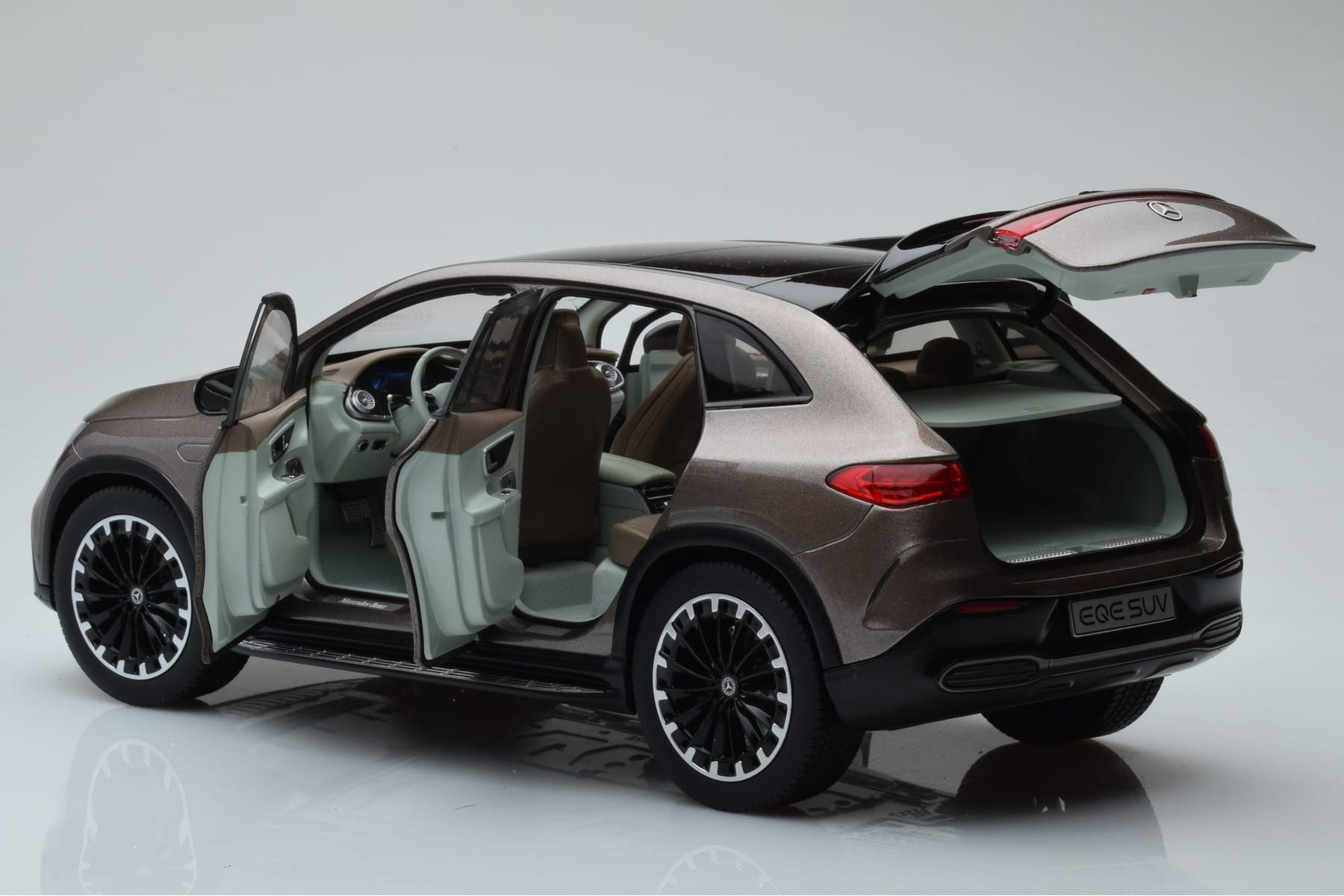 Mercedes EQE SUV X294 AMG Line Velvet Brown NZG 1:18 B66960836 Diecast — photo 5 of 8