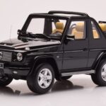 Mercedes G500 W463 Convertible Obsidian Black Otto 1:18