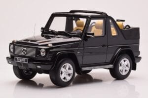Mercedes G500 W463 Convertible Obsidian Black Otto 1:18 OT1040