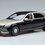 Mercedes Maybach S600 W222 Black Silver GT Spirit 1:18 GT237 Resin