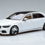 Mercedes Maybach S600 W222 V12 Biturbo Diamond White Almost Real 1:18