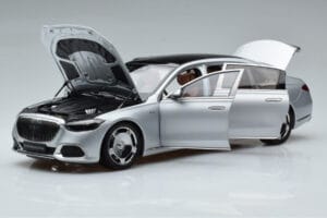Mercedes Maybach S600 W222 V12 Biturbo Hightech Silver Almost Real 1:18 820118 Diecast — photo 2 of 12