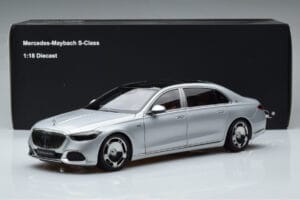 Mercedes Maybach S600 W222 V12 Biturbo Hightech Silver Almost Real 1:18 820118 Diecast — photo 12 of 12
