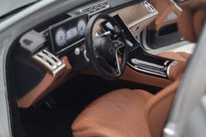 Mercedes Maybach S600 W222 V12 Biturbo Hightech Silver Almost Real 1:18 820118 Diecast — photo 10 of 12