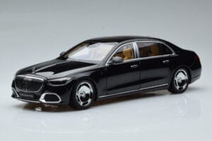 Mercedes Maybach S600 W222 V12 Biturbo Obsidian Black Almost Real 1:18 820115