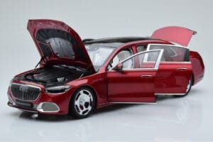 Mercedes Maybach S600 W222 V12 Biturbo Patagonia Red Almost Real 1:18 820119 Diecast — photo 2 of 10