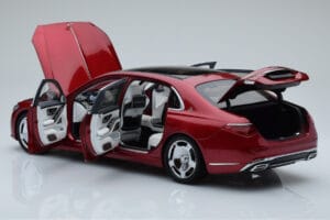 Mercedes Maybach S600 W222 V12 Biturbo Patagonia Red Almost Real 1:18 820119 Diecast — photo 5 of 10