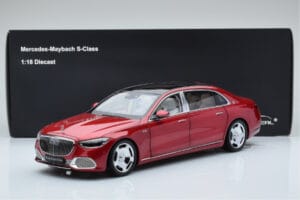 Mercedes Maybach S600 W222 V12 Biturbo Patagonia Red Almost Real 1:18 820119 Diecast — photo 10 of 10