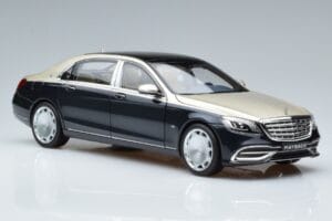 Mercedes Maybach S650 X222 Silver Blue Norev 1:18 B66960615 Diecast — photo 5 of 7