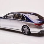 Mercedes Maybach S680 W223 Nautical Blue Cirrus Silver Almost Real 1:18 - image 7 of 8